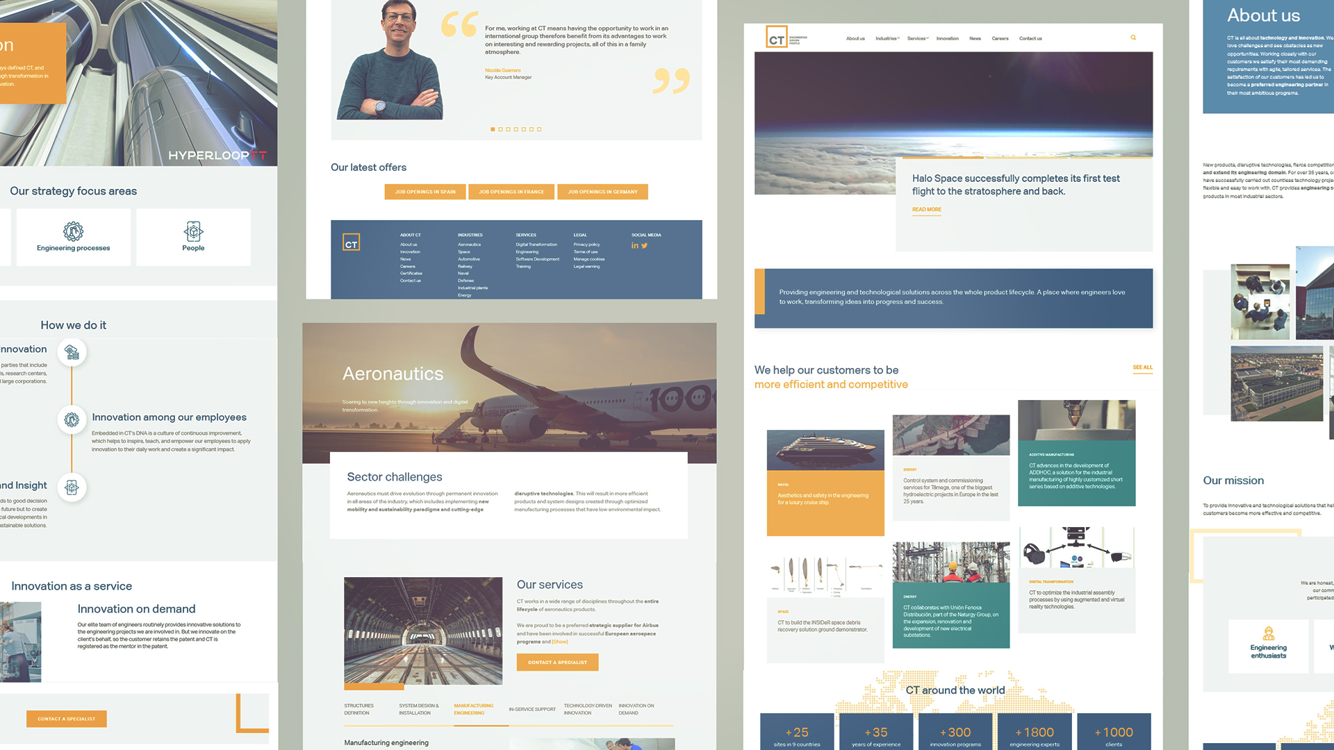 CT lanza una nueva web adaptada a la realidad internacional del grupo y a su apuesta por la digitalización