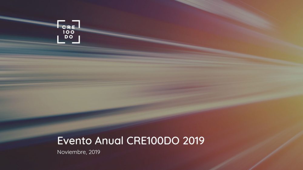 Evento Anual CRE100DO 2019